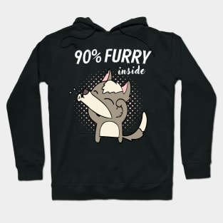 90% Furry Fursona Furries Fandom Fursuit Hoodie